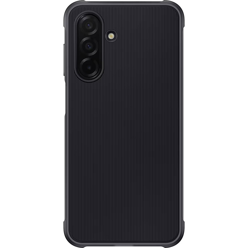 Etui Samsung Rugged Case do Samsung Galaxy A26 5G w eleganckim, czarnym kolorze zapewnia solidną ochronę przed upadkami i zarysowaniami.